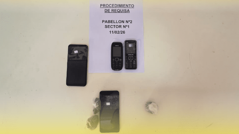 Operativo de requisa permitió el secuestro de elementos en un pabellón