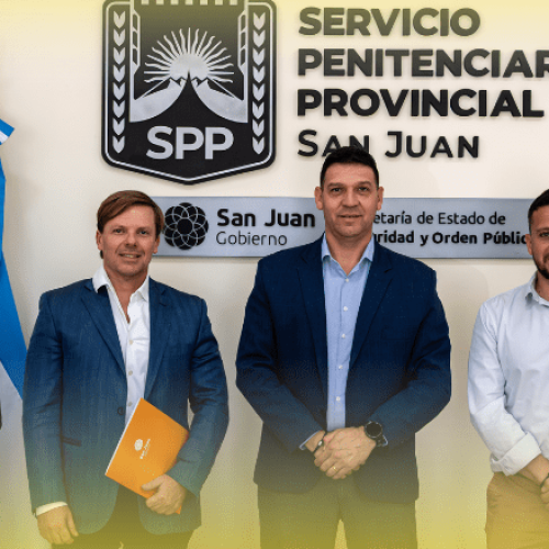 Se firmó un convenio con la empresa SIM para fortalecer la formación y la seguridad institucional
