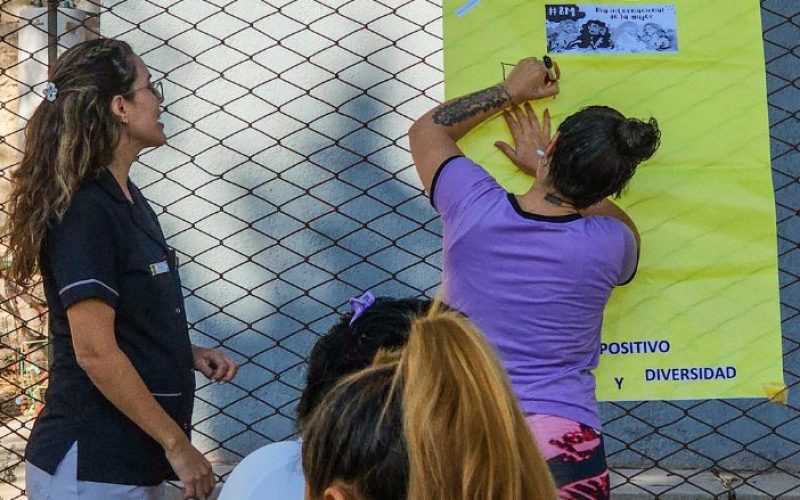 Capacitaciones del Servicio Penitenciario en el marco del 8M