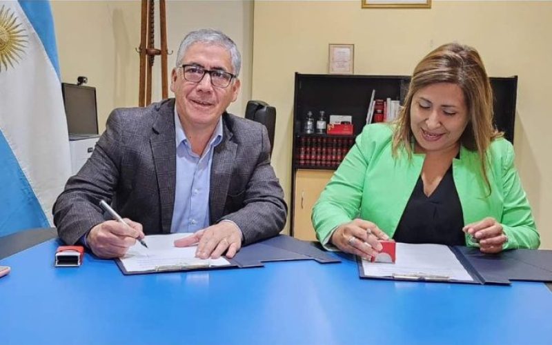 El Servicio Penitenciario firmó un convenio con el Instituto Superior de Formación Técnica Angaco