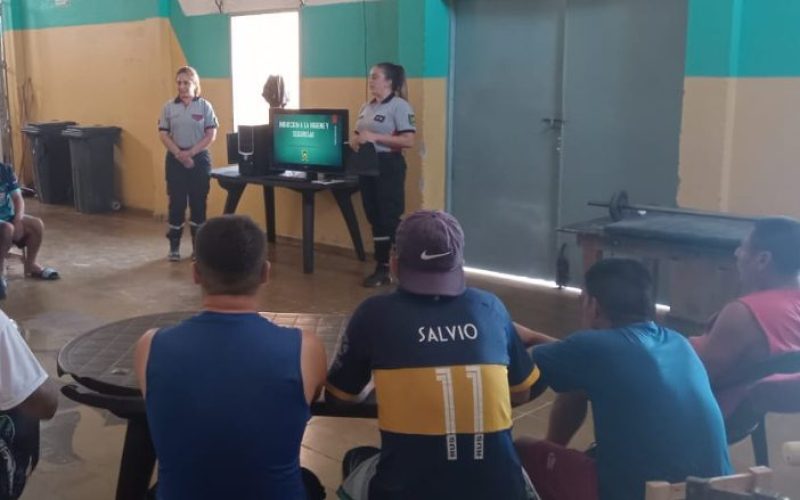 La Oficina de Higiene y Seguridad del SPP brindó una capacitación en el Sector 4