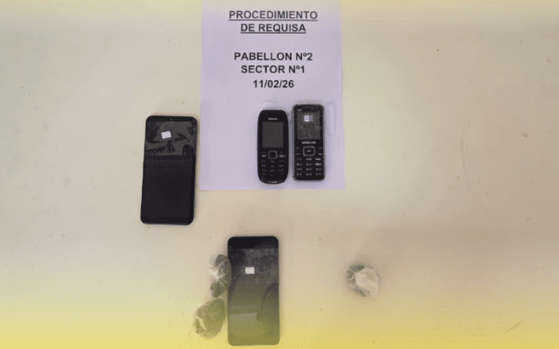 Operativo de requisa permitió el secuestro de elementos en un pabellón