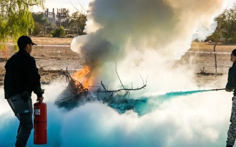 Culminaron las capacitaciones en prevención y sofocación de incendios